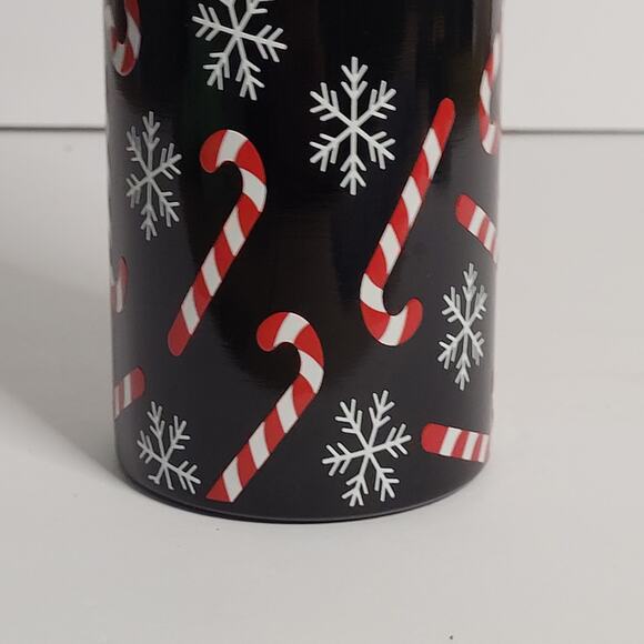 20oz Thermal Cup with Candy Cane & Snowflake Design - Picture 11 of 13